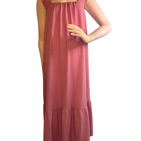 Vici Bubble Gum Pink Color Maxi Dress Size Small.  #323 - Picture 4 of 9